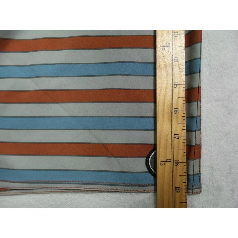 Captain‎ Fin Shorts Mens Size 32 Orange Blue Striped Stretch Boardshorts NWT